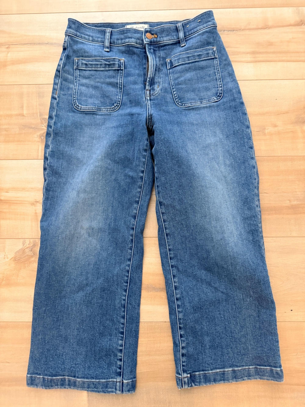 Madewell Perfect Vintage Wide Leg Crop Jeans
